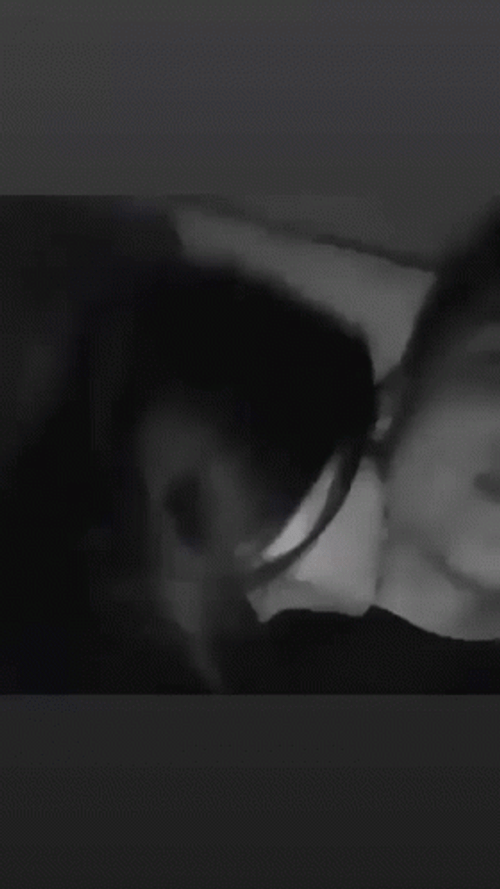 Loving Girl Hickey Kisses GIF