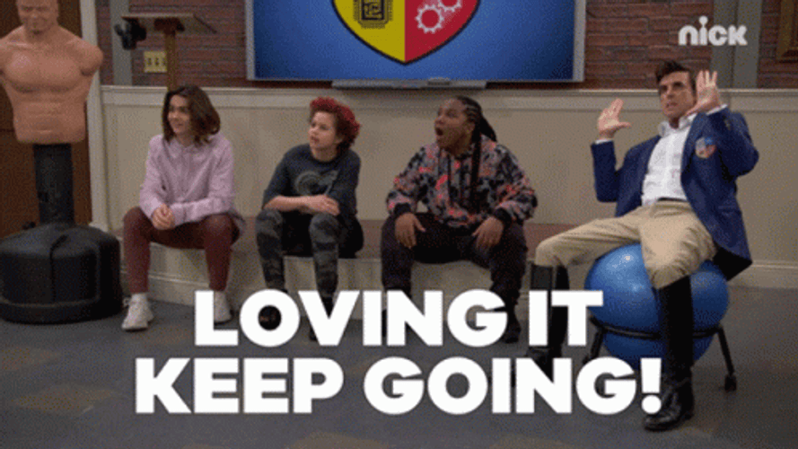 Loving It Keep Going GIF