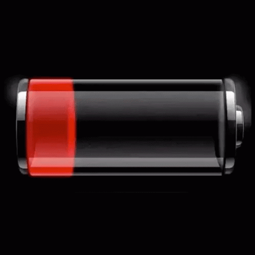 Low Battery I Need Beer Warning GIF