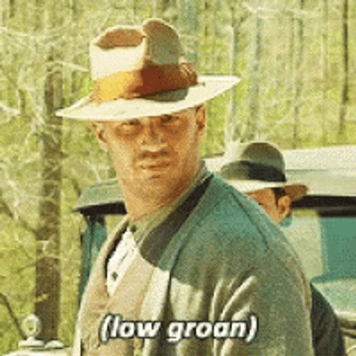 Low Groan Tom Hardy GIF