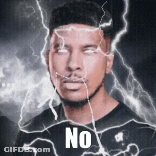 Low Tier God Says No GIF