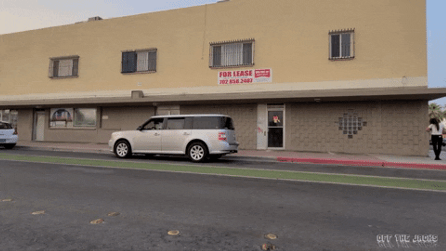 Lowrider Car Passing By GIF