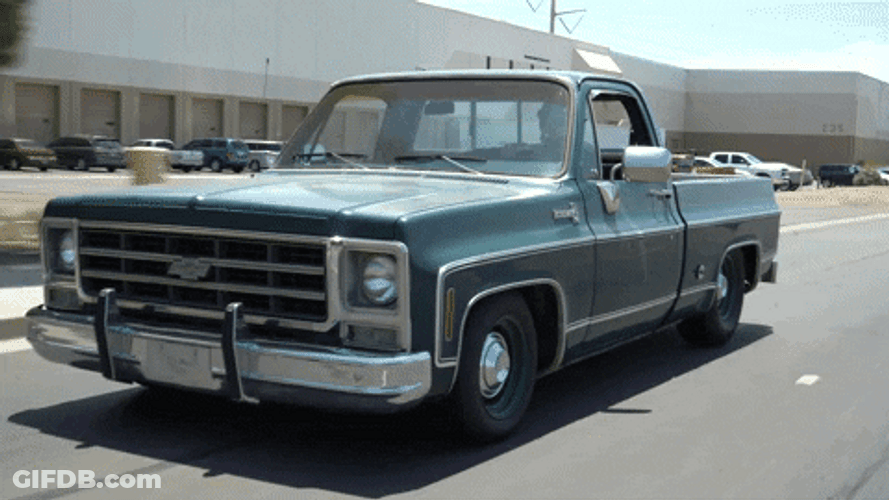 Lowrider Green Chevy GIF