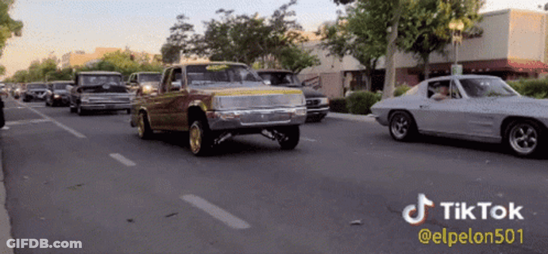 Lowrider Pick Up Truck GIF