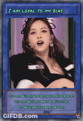 Loyal To My Bias Card GIF