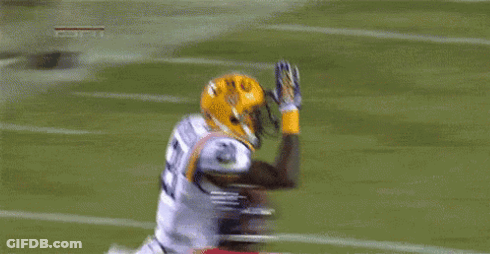 Lsu Football Shark Fin Sign GIF