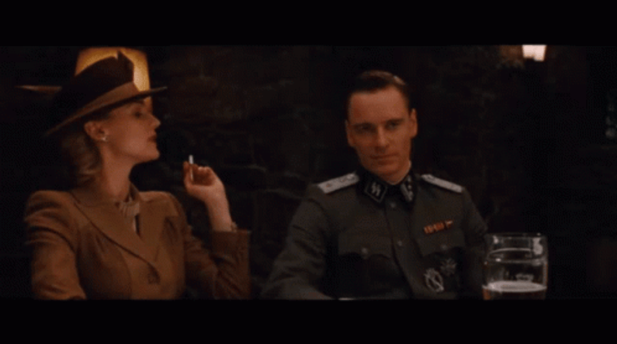 Lt. Archie Hicox Inglourious Basterds With His Men GIF