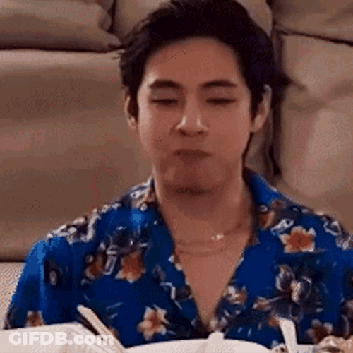 Luagh Control Kim Tae-Hyung GIF