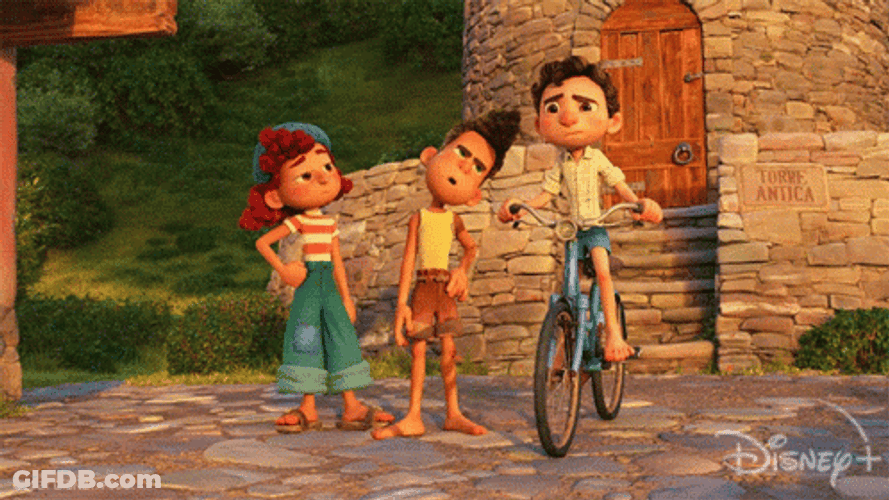 Luca Paguro Practicing Bike Ride GIF