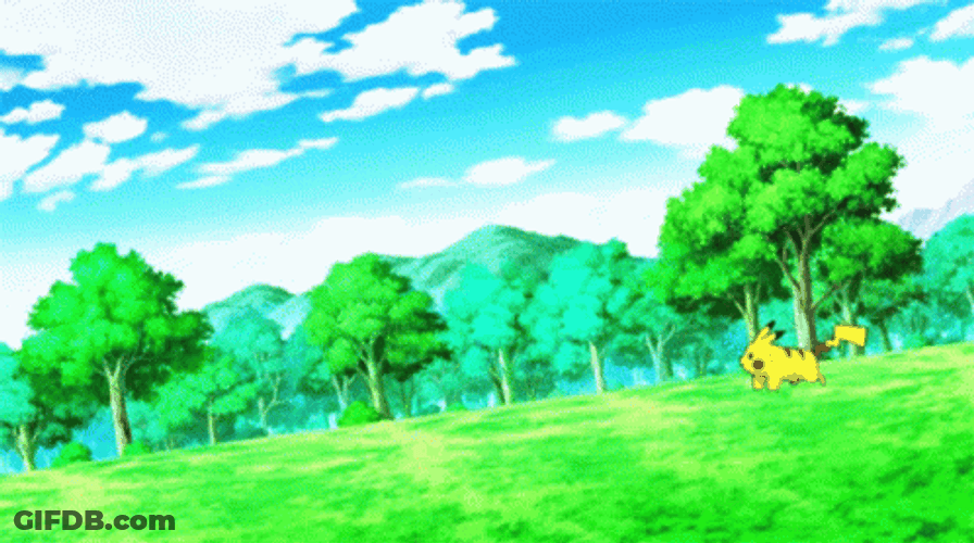 Lucario Full Swing Pikachu GIF