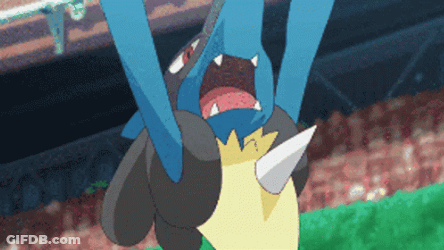 Lucario Green Aura Speed Fast GIF