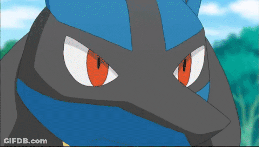 Lucario Power Up Buffs GIF