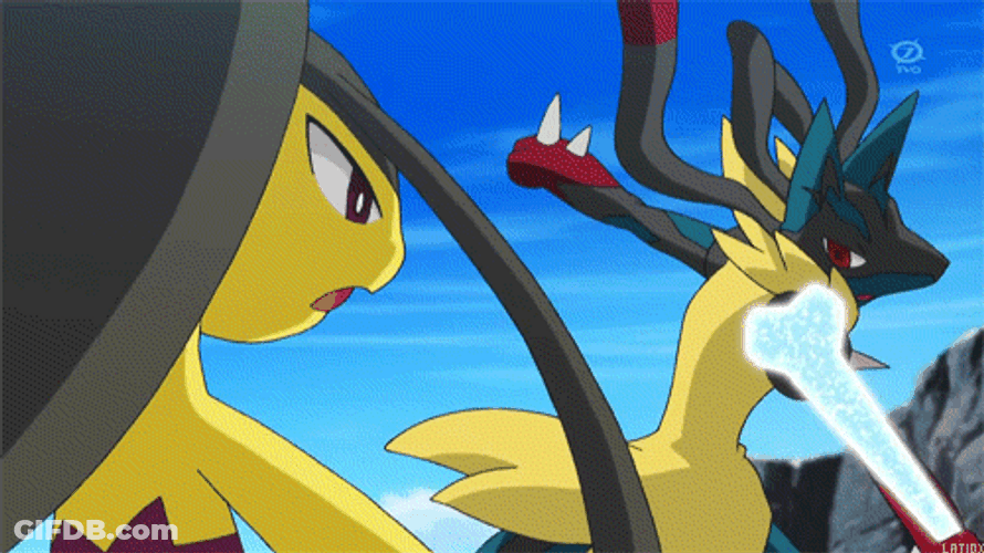 Lucario Staff Attack Missing GIF