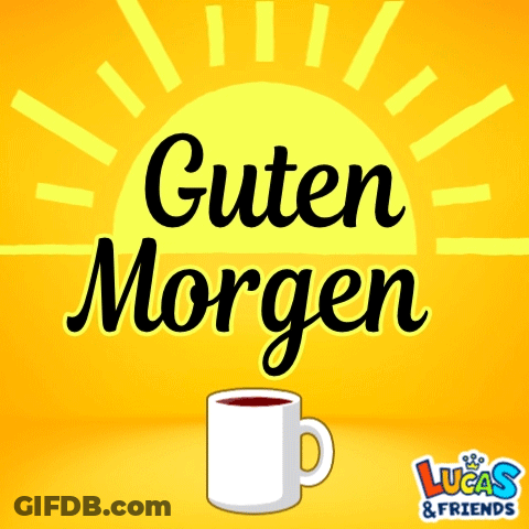 Lucas And Friends Ad With Sun And Coffee GIF