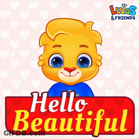 Lucas And Friends Advertisement With Cartoon Bear GIF