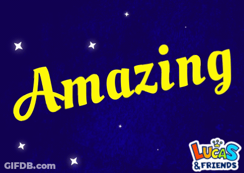 Lucas And Friends Amazing Logo GIF