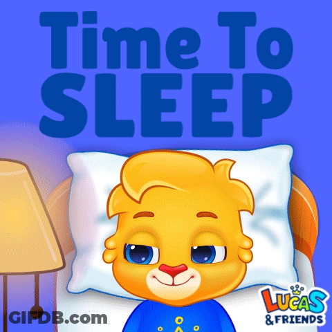 Lucas And Friends Bear Laying In Bed GIF