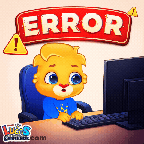 Lucas And Friends Bear Using Computer At Desk GIF