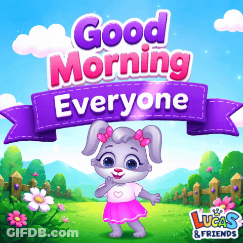 Lucas And Friends Bunny In Pink Skirt GIF