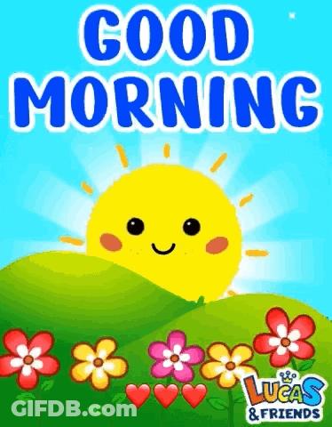 Lucas And Friends Good Morning Smiling Sun GIF