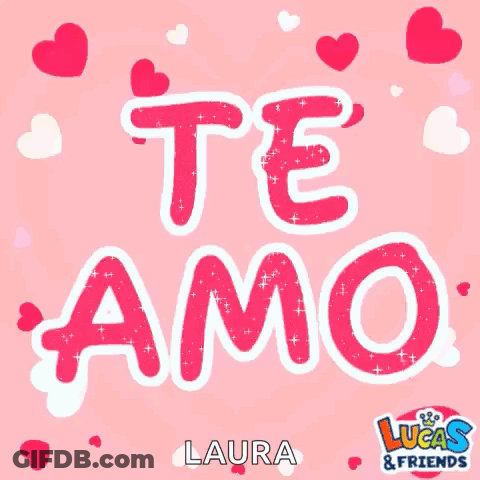 Lucas And Friends Greeting Card With Laura GIF