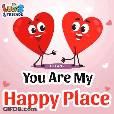 Lucas And Friends Greeting Card You Are My Happy Place GIF