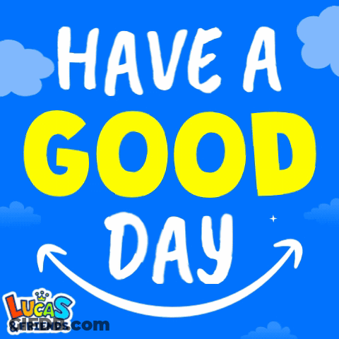 Lucas And Friends Have A Good Day Poster GIF