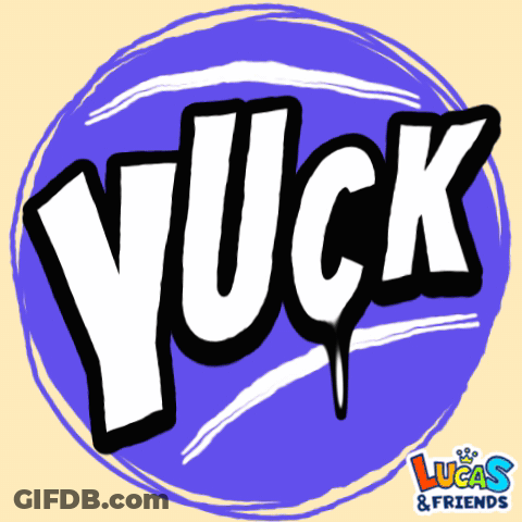 Lucas And Friends Logo Yuck GIF