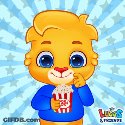 Lucas And Friends Popcorn Eating GIF