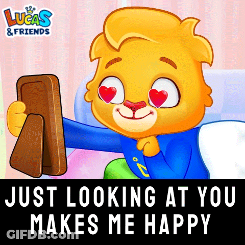 Lucas And Friends Poster Teddy Bear Holding Photo Frame GIF