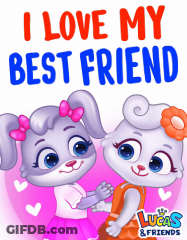 Lucas And Friends Poster With Two Rabbits GIF