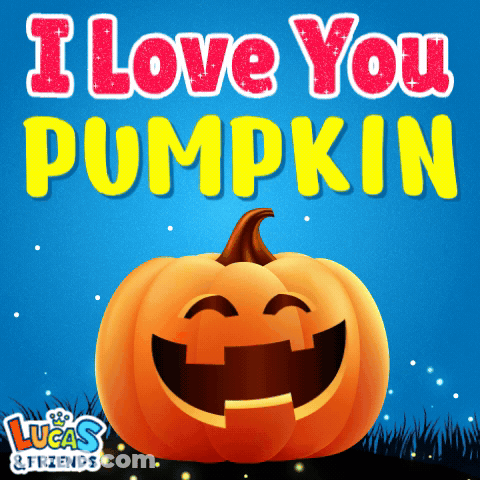 Lucas And Friends Pumpkin Advertisement GIF
