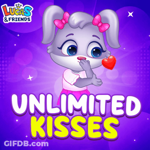 Lucas And Friends Rabbit Holding Heart GIF