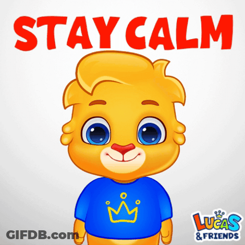 Lucas And Friends Stay Calm GIF
