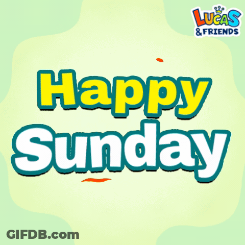 Lucas And Friends Sunday Greeting With Coffee GIF