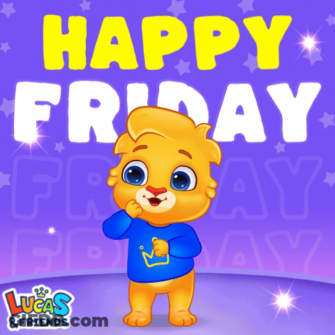 Lucas And Friends Teddy Bear Happy Friday GIF