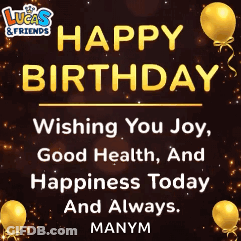 Lucas And Friends Wishing You Joy Good Health Happiness Today And Always Manym GIF