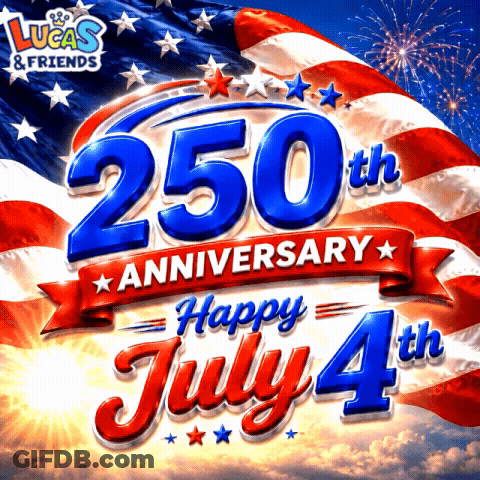 Lucas & Friends 250Th Anniversary GIF