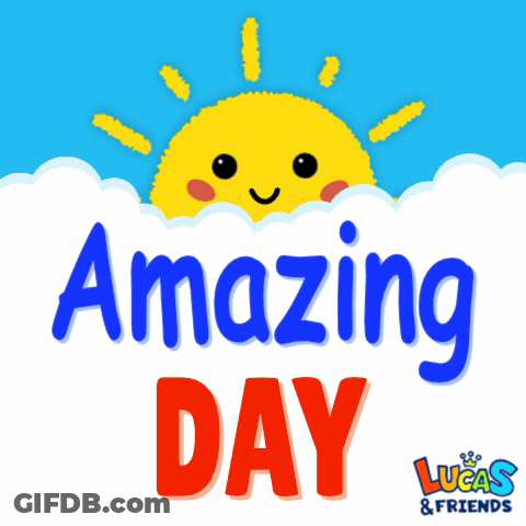 Lucas & Friends Advertisement Smiling Sun GIF
