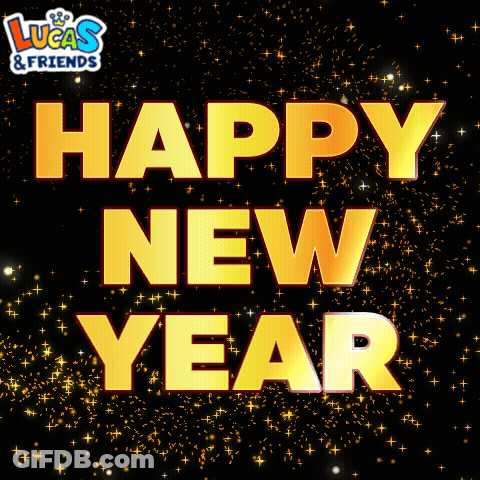 Lucas & Friends Advertisement Yellow Red Background GIF