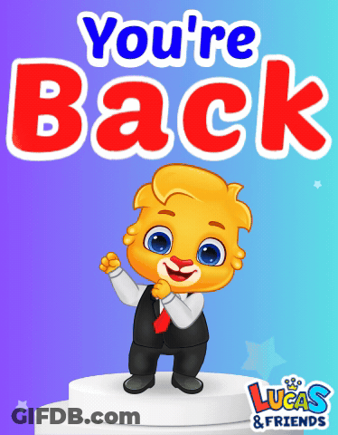 Lucas & Friends Cartoon Character Advertisement GIF