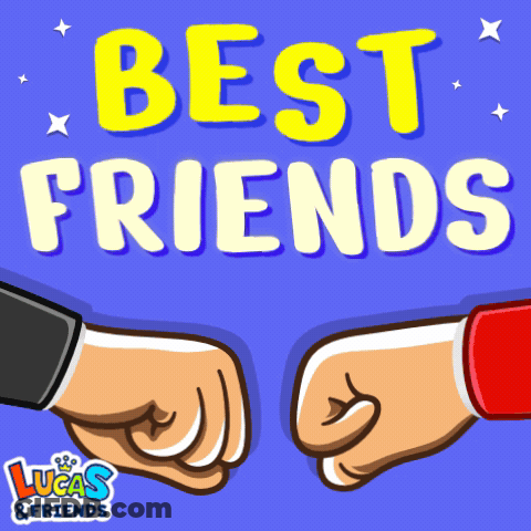 Lucas & Friends Fist Bumps Poster GIF