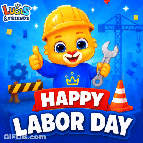 Lucas & Friends Happy Labor Day Ad GIF