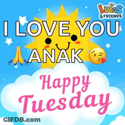 Lucas & Friends Happy Tuesday Greeting GIF