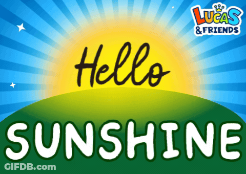 Lucas & Friends Hello Sunshine GIF