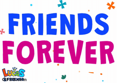 Lucas & Friends Logo Friends Forever GIF