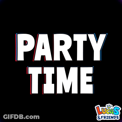Lucas & Friends Party Time GIF