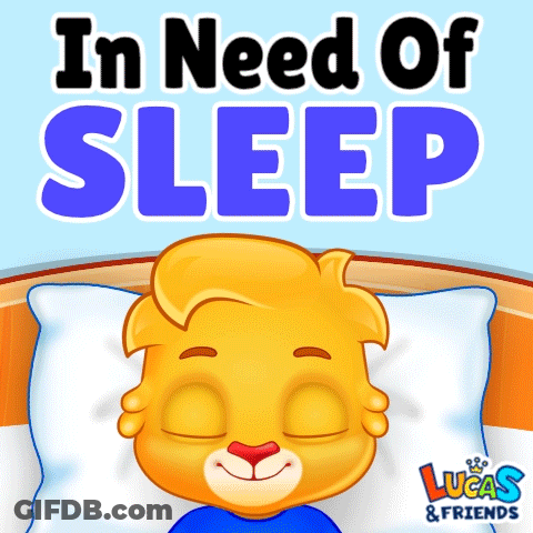 Lucas & Friends Sleeping Lion Advertisement GIF