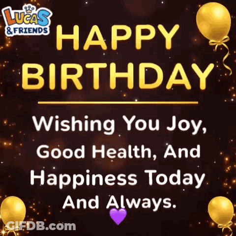 Lucas & Friends Wishing Joy Good Health Happiness GIF