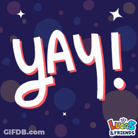 Lucas & Friends Yay Logo GIF